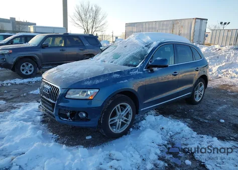 2016 Audi Q5 2.0T Premium from USA, damaged, VIN WA1L2AFP4GA012877